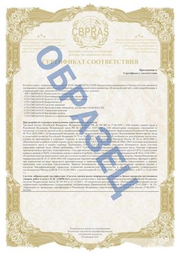Образец Приложение к СТО 01.064.00220722.2-2020 Новый Рогачик Сертификат СТО 01.064.00220722.2-2020 