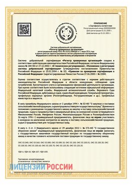 Приложение к сертификату для ИП Новый Рогачик Сертификат СТО 03.080.02033720.1-2020